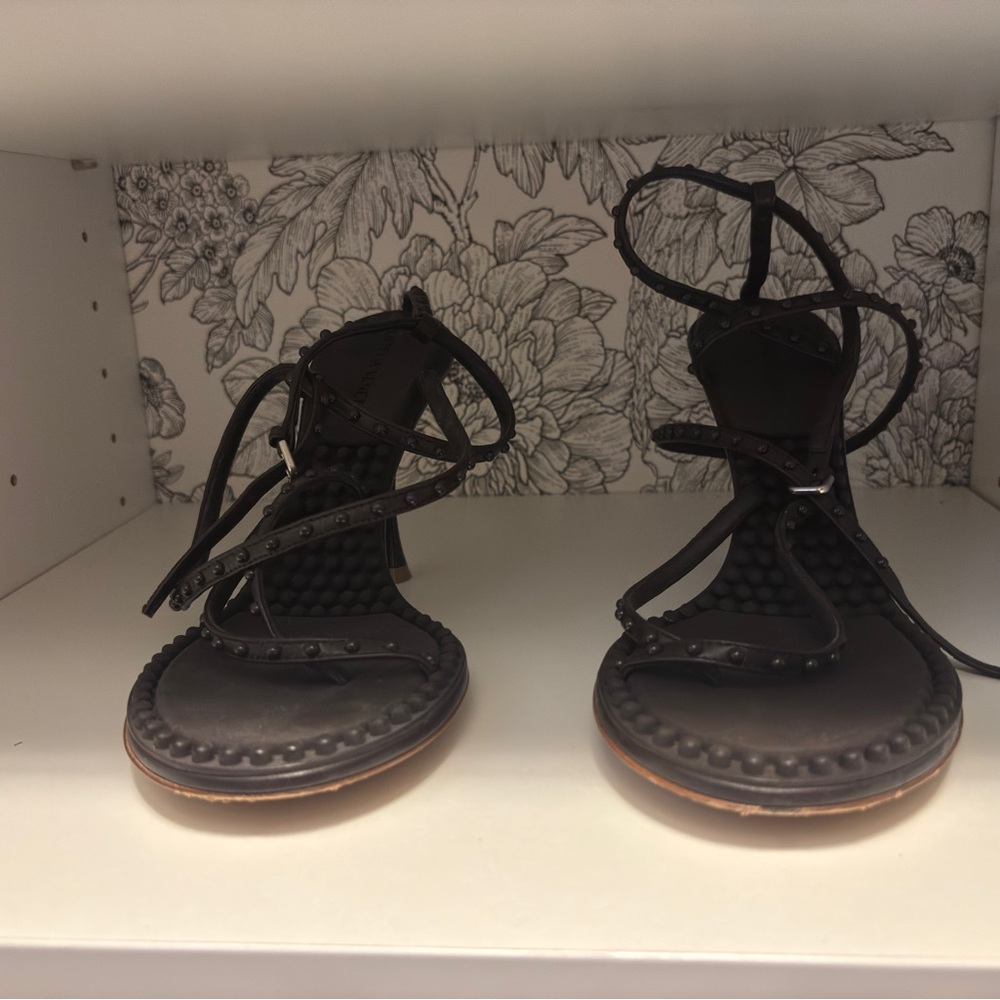 Chocolate Bottega Strappy Sandals